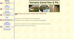 Desktop Screenshot of domaine-daniel-rion.com